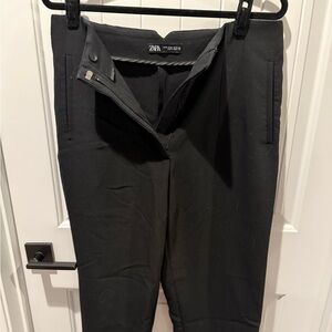 Zara XL high waisted black dress slacks. Gently worn.
